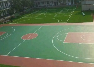硅pu籃球場